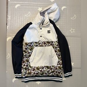 Burton White and Gray Jacket